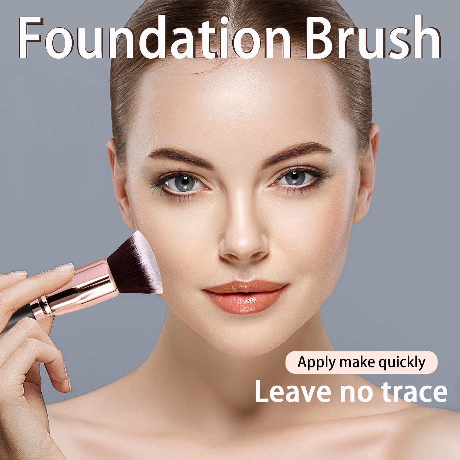 GFOUNS flat-top foundation brush for smooth powder blending