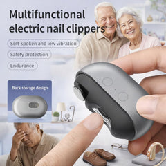 GFTHKL ergonomic grip with USB recharge for convenient nail care on the go