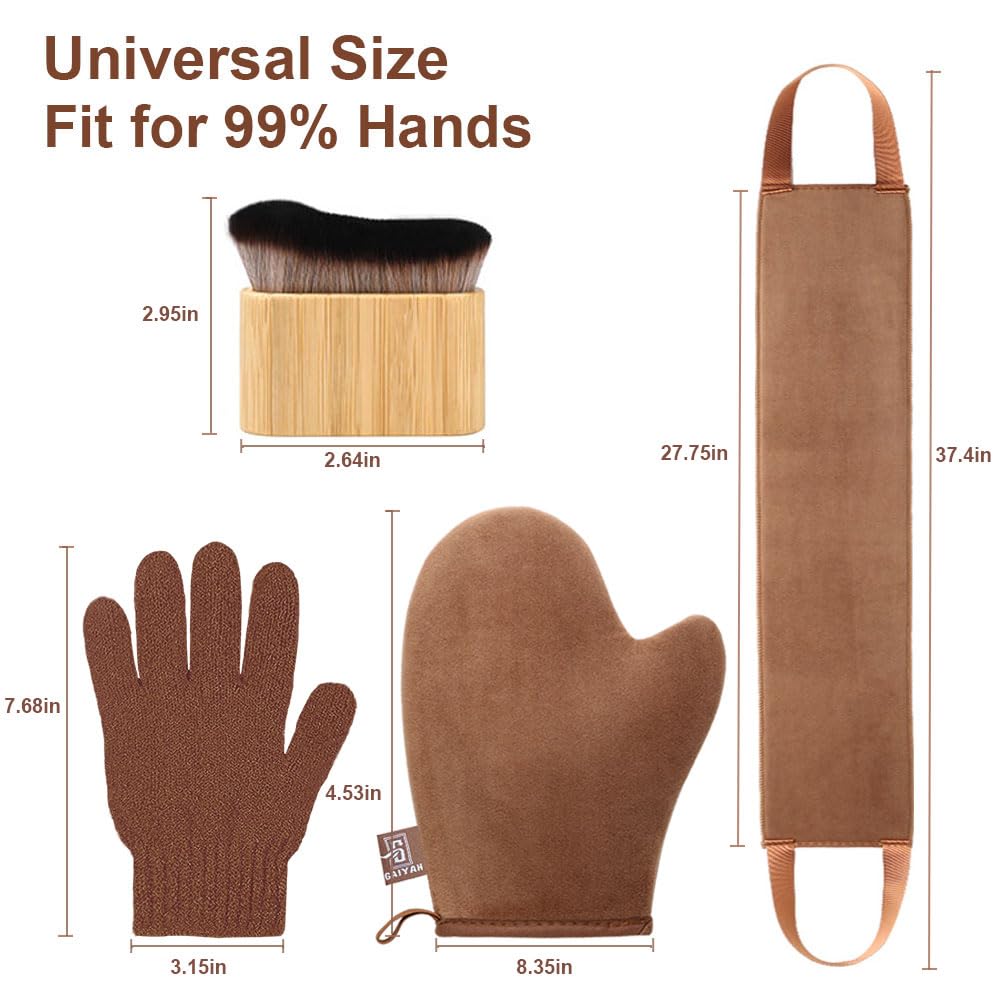 Lavable y reutilizable G GAIYAH para múltiples sesiones de bronceado.