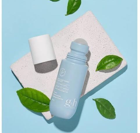 Underarm application view of G&amp;H Protect + roll-on in use.