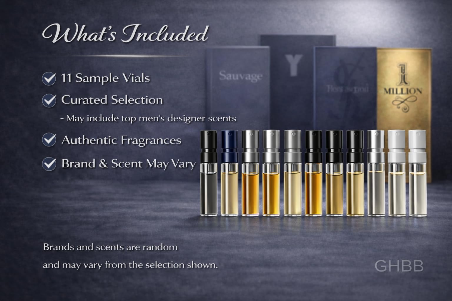 GHBB Cologne 11-sampler unboxing reveals a curated fragrance discovery kit for men