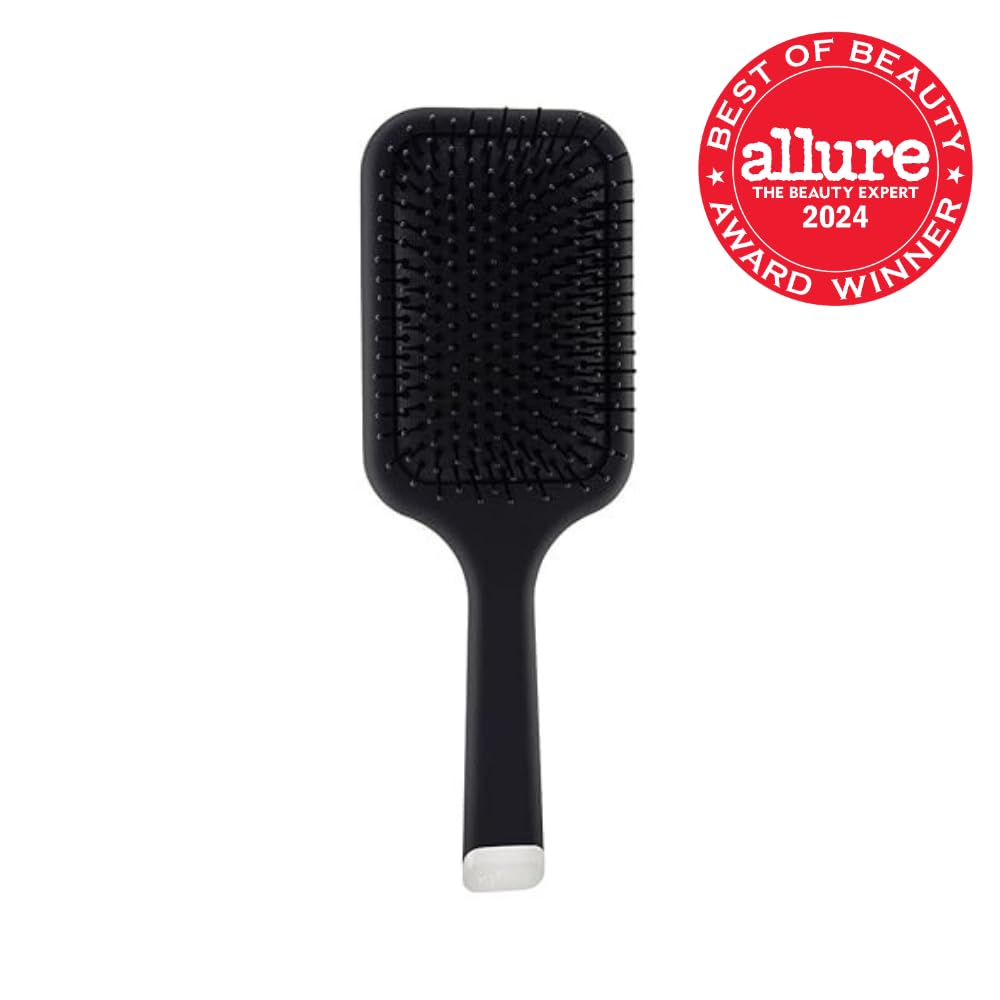 ghd All-Rounder Paddle Brush detangles ponytails and updos smoothly.