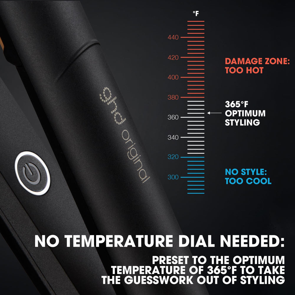 ghd Original Styler heats up in 30 seconds for quick styling sessions