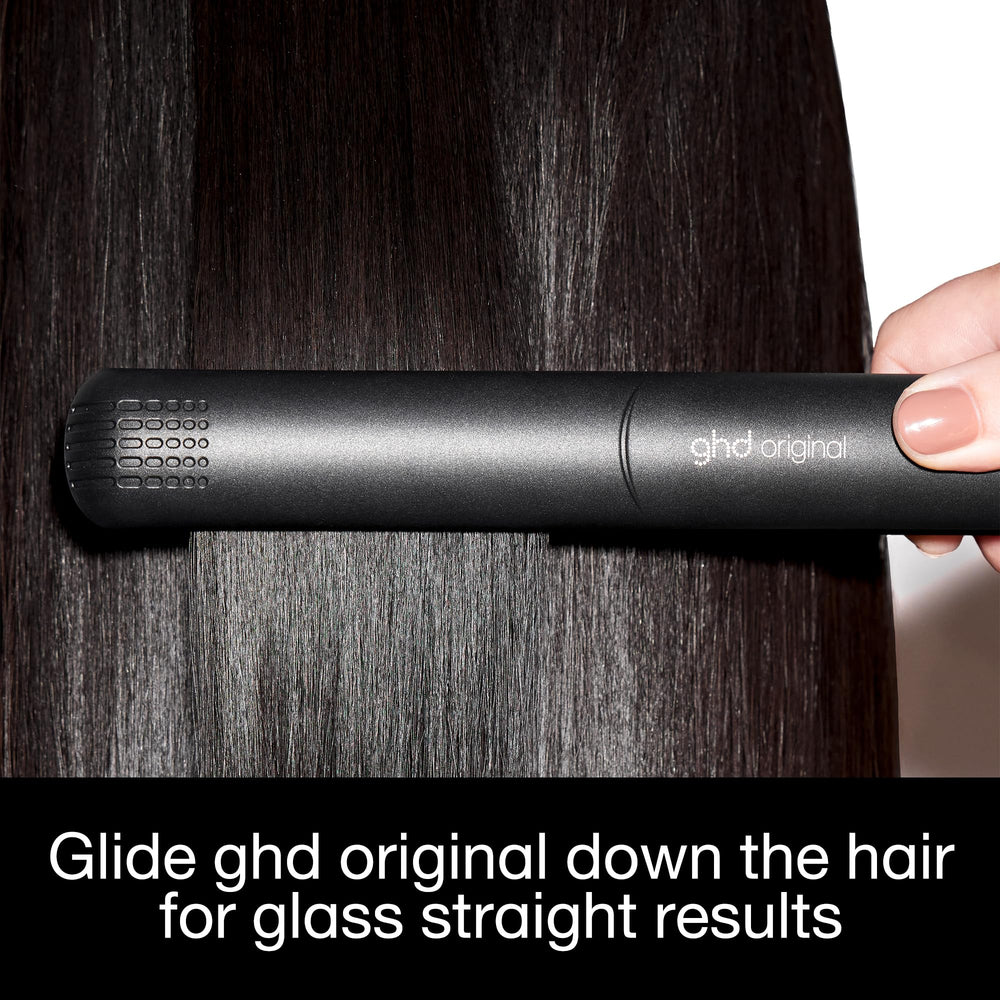 ghd Original Styler rounded barrel enables versatile waves, curls, and sleek straight looks