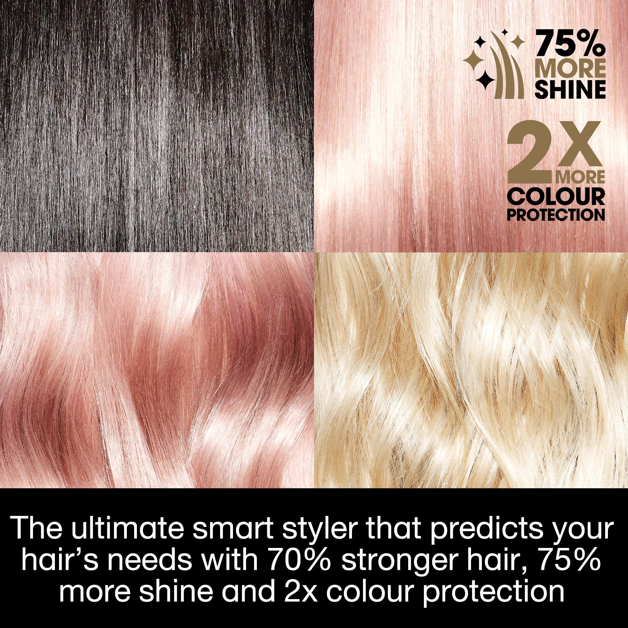 ghd Platinum+ Styler heat-resistant plate guard for safe handling