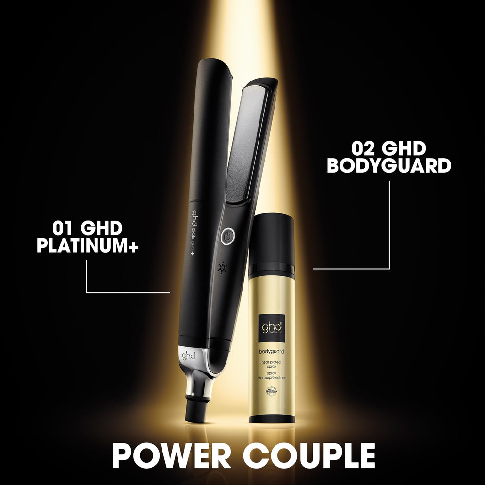 ghd Platinum+ Styler in use for straightening a smooth finish
