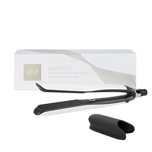 ghd Platinum+ Styler premium ceramic plates deliver even heat and smooth results.