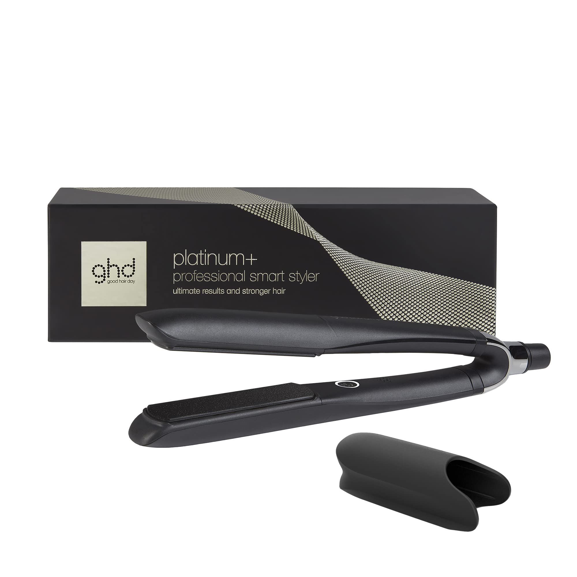 ghd Platinum+ Styler creating soft curls and waves