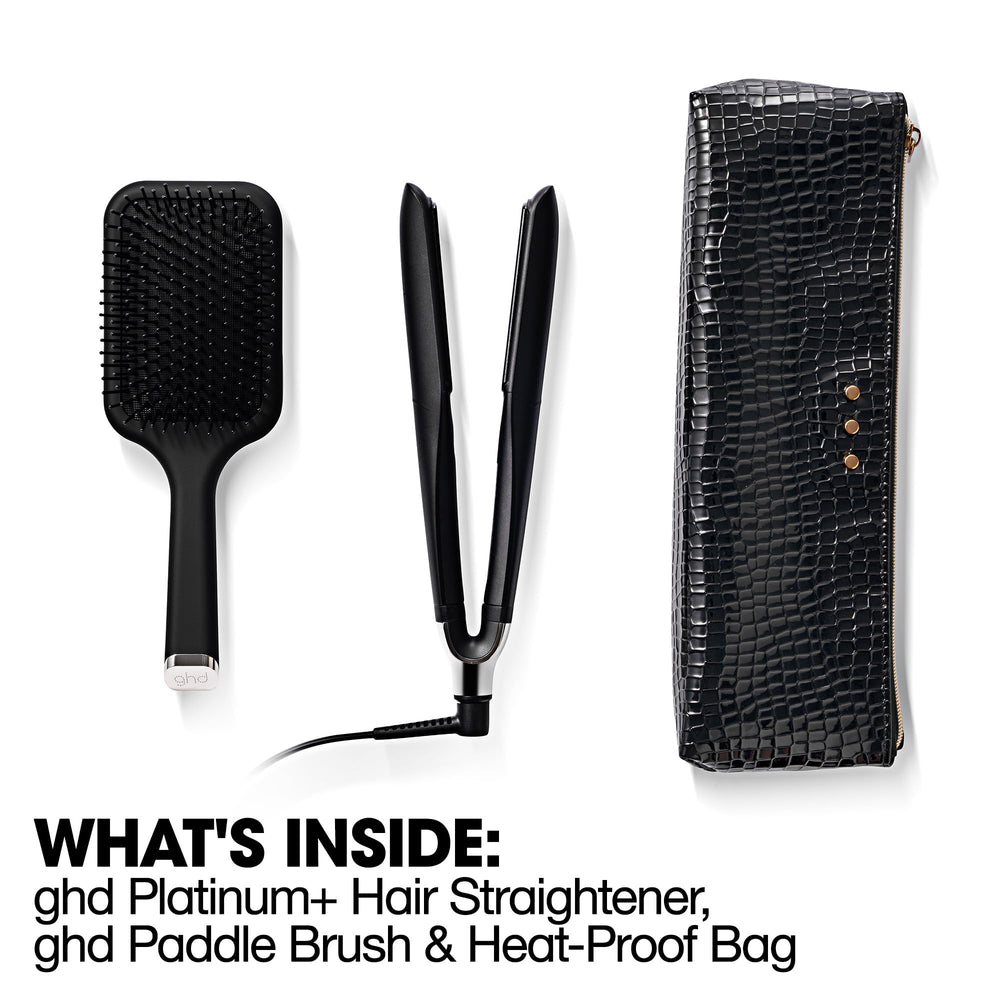 ghd Platinum+ universal voltage for consistent results worldwide.