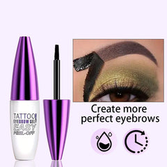 GHFCZOO Peel-off brow tint edges lifting for easy removal.