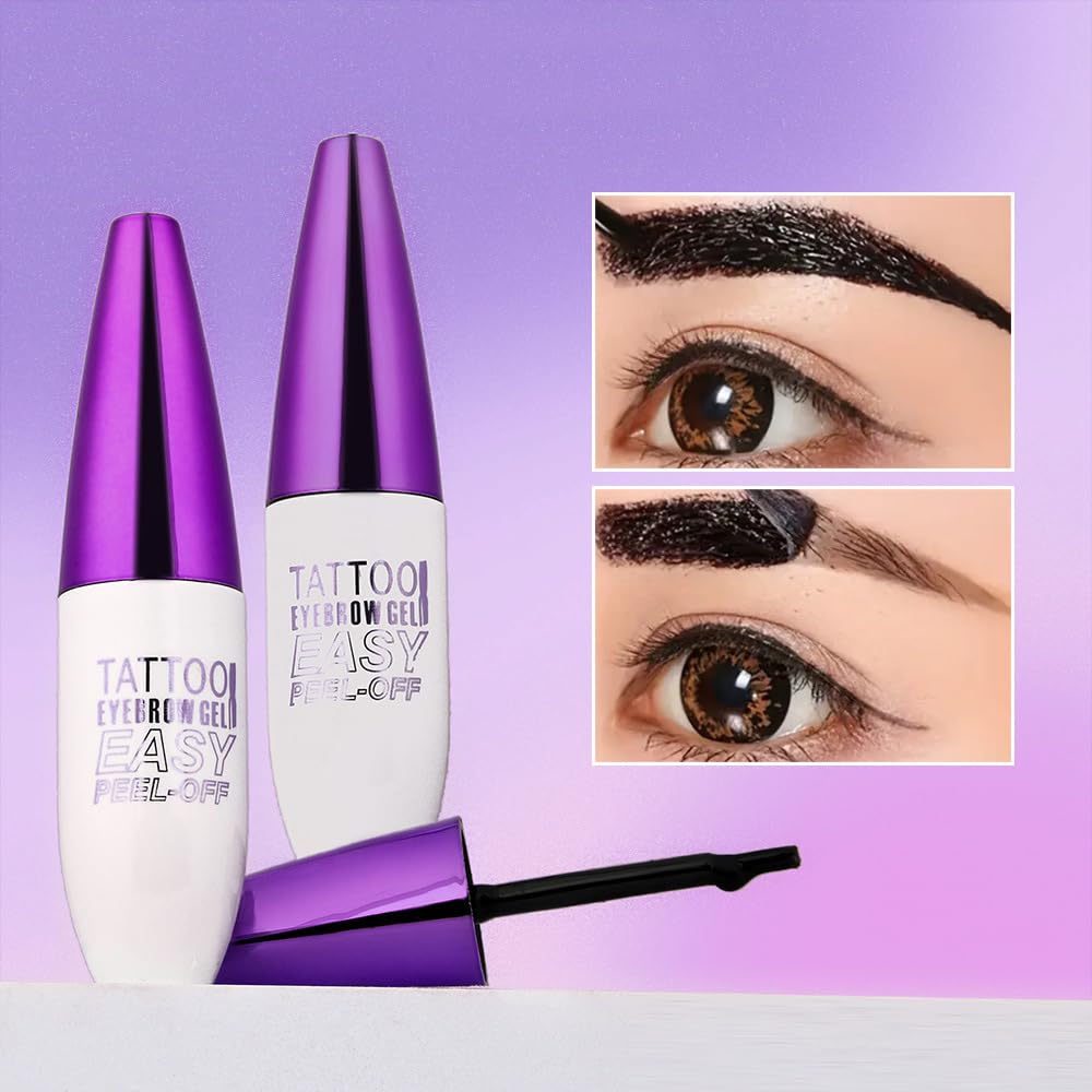 GHFCZOO brow tint being applied for waterproof, long-lasting wear