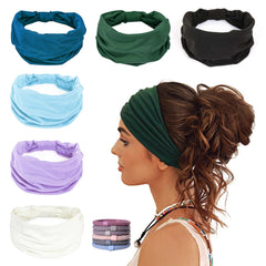 GiLipañuelo ancho para mujer, ideal para deporte y comodidad.