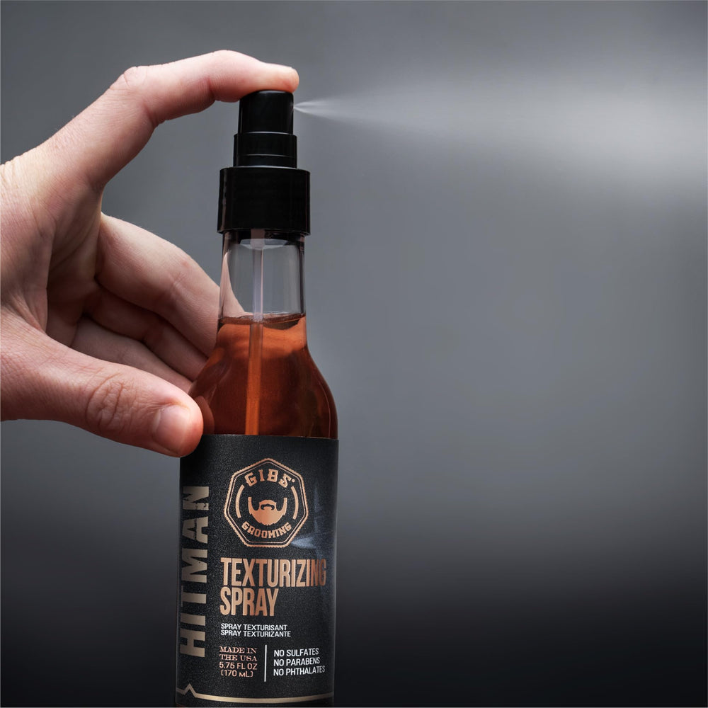 Textura suave al aplicar GIBS Hitman en cabello diario
