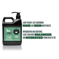 GIBS Tea Tree Hydrator application scene highlights soothing, cooling feel.