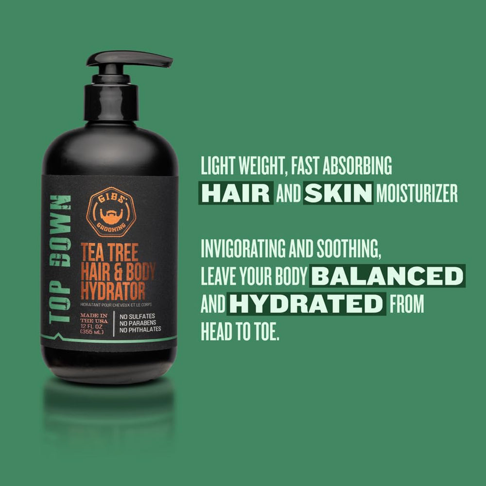 GIBS Top Down brinda una sensación hormigueante agradable en piel y cabello.