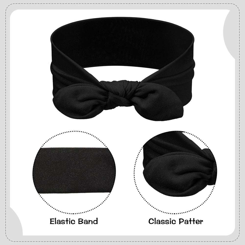 Diademas elásticas de poliéster suaves de Giegxin para niñas