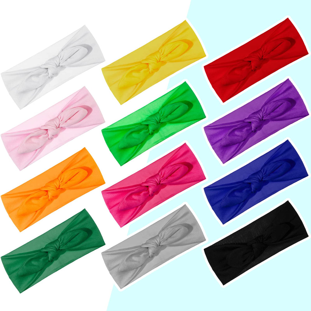 Set de 12 diademas Giegxin en colores variados para atuendos