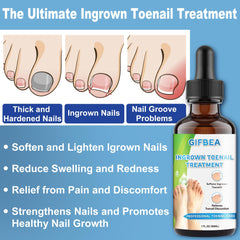 GIFBEA All-in-One Ingrown Toenail Treatment Kit photo demonstrating complete care.