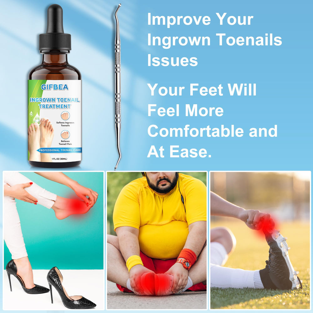 GIFBEA Daily-use foot care vibes showing relaxing routine for healthy nails.