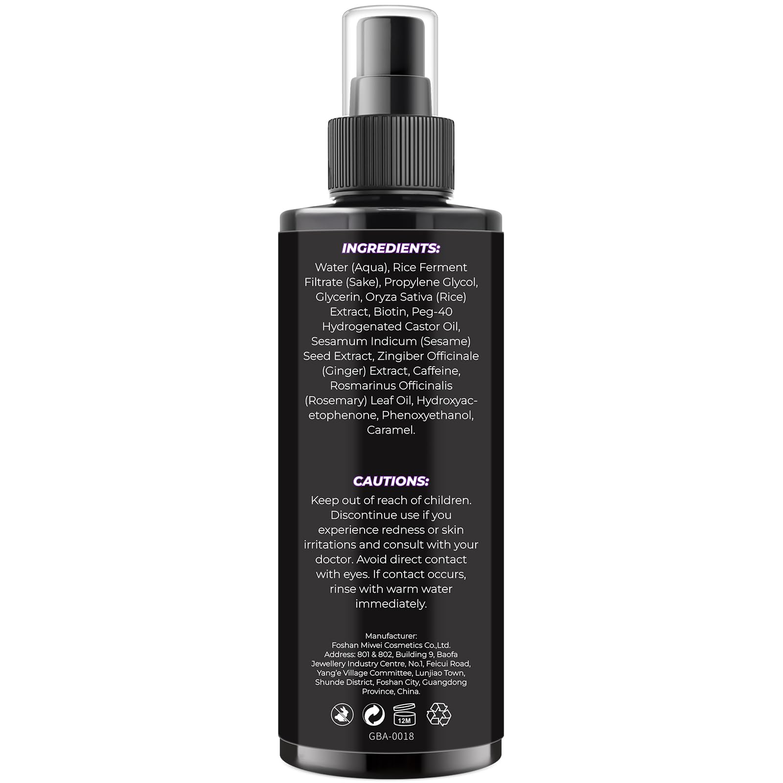 GIFBEA fórmula suave apta para todo tipo de cabello.