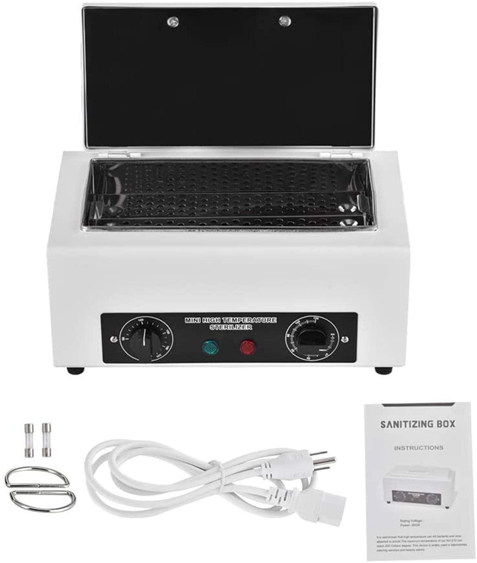 Giff 300W NV-210 sterilizer front view for fast dry-heat disinfection of metal tools.