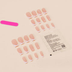 Gifiky coffin press-on nails in soft flexible material for daily wear.