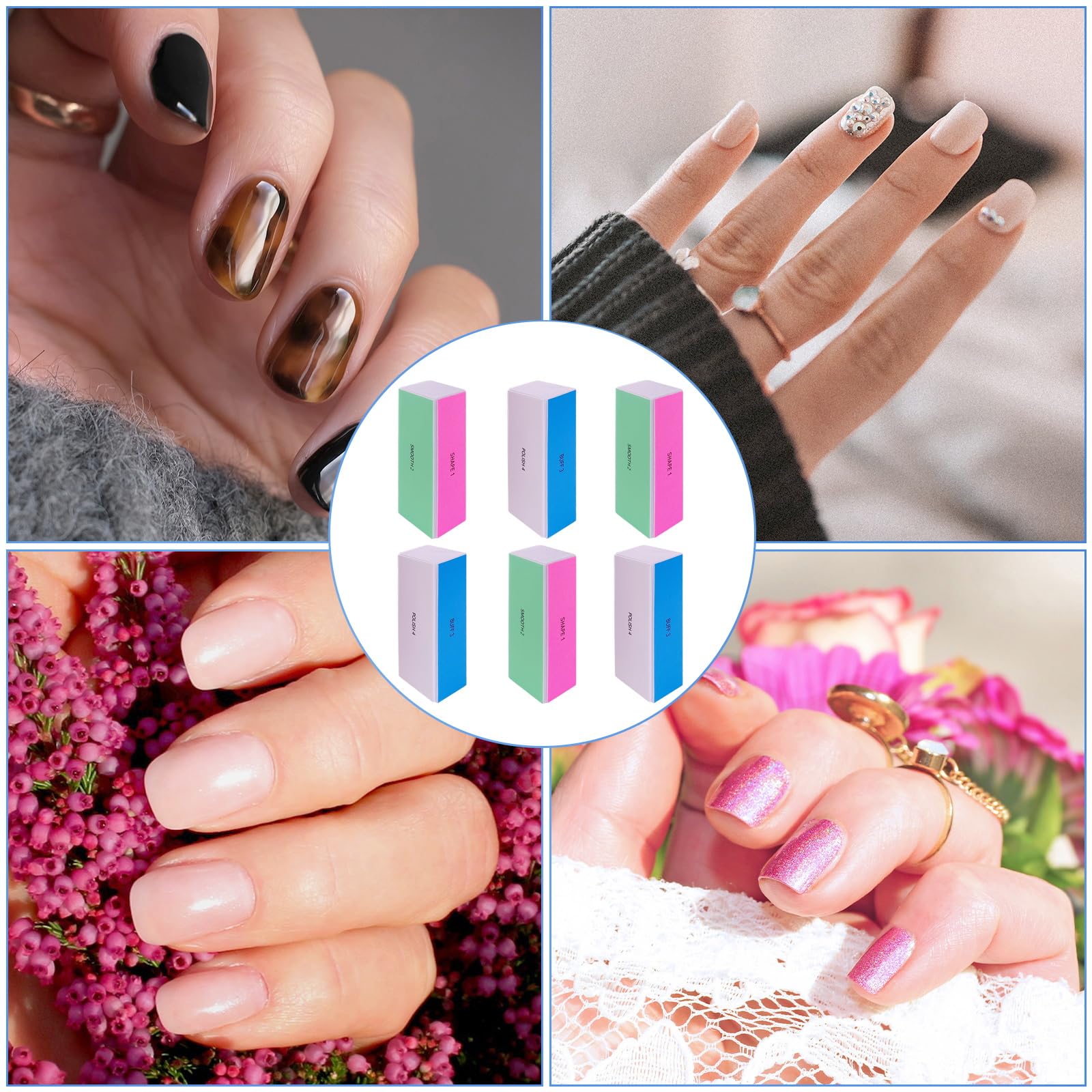 Portable GigaGround nail care kit for home and salon use.