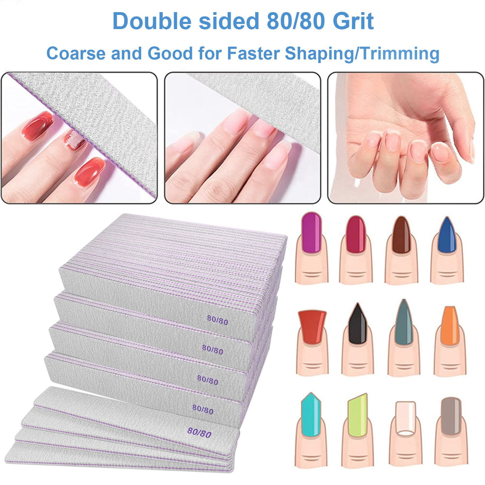 GigaGround coarse emery boards—durable and long-lasting for efficient nail prep.
