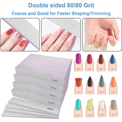 GigaGround coarse emery boards—durable and long-lasting for efficient nail prep.