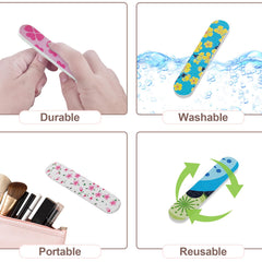 GigaGround colorful emery boards with assorted styles for daily manicure variety.