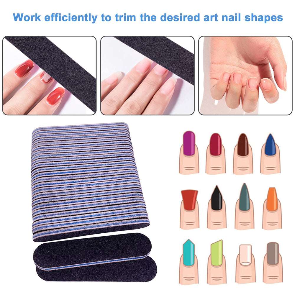 GigaGround emery board nail filer compact and portable for on the go