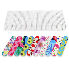 GigaGround mini nail files with flowery pattern for quick, colorful touch-ups on the go.