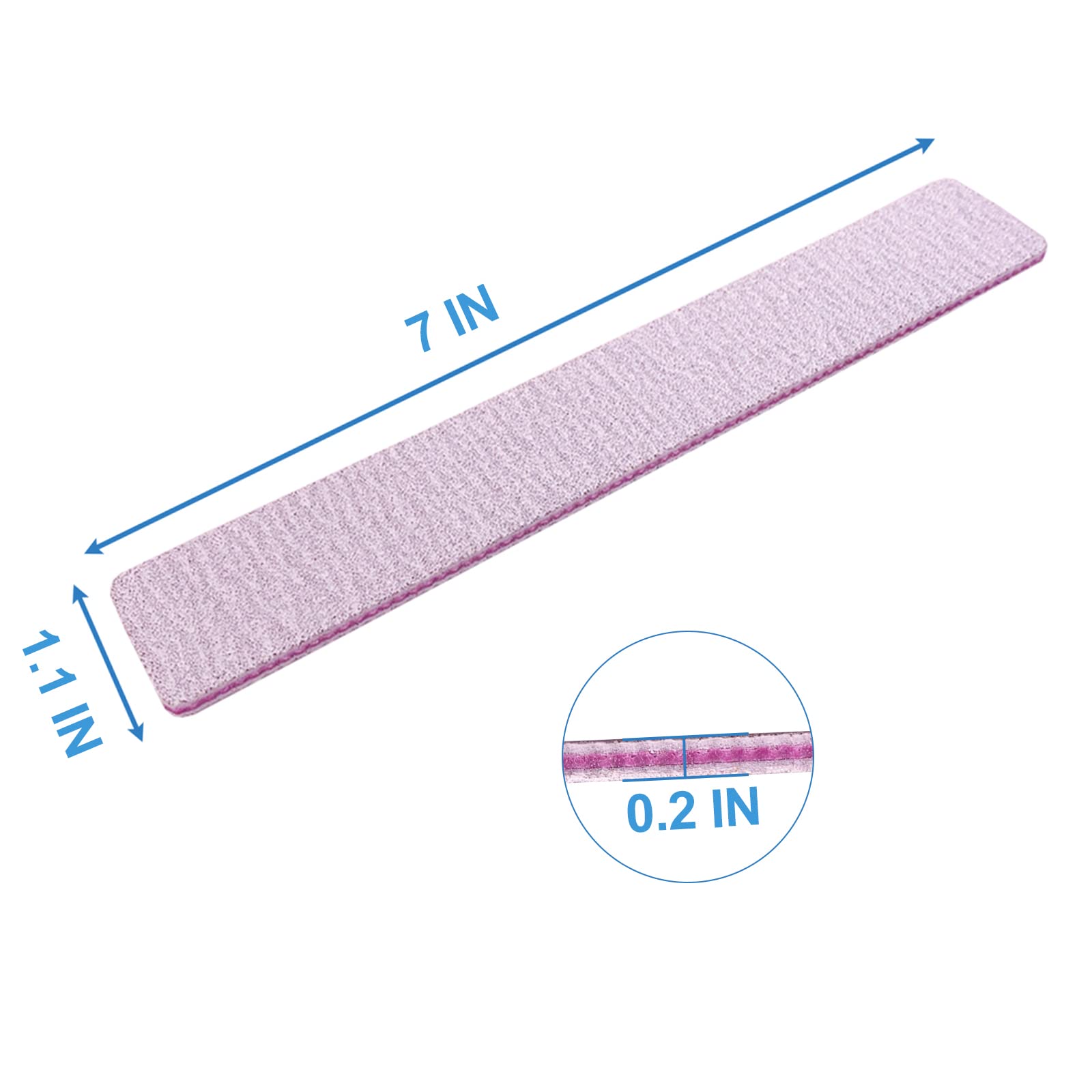 GigaGround ergonomic rectangle nail files for comfortable shaping