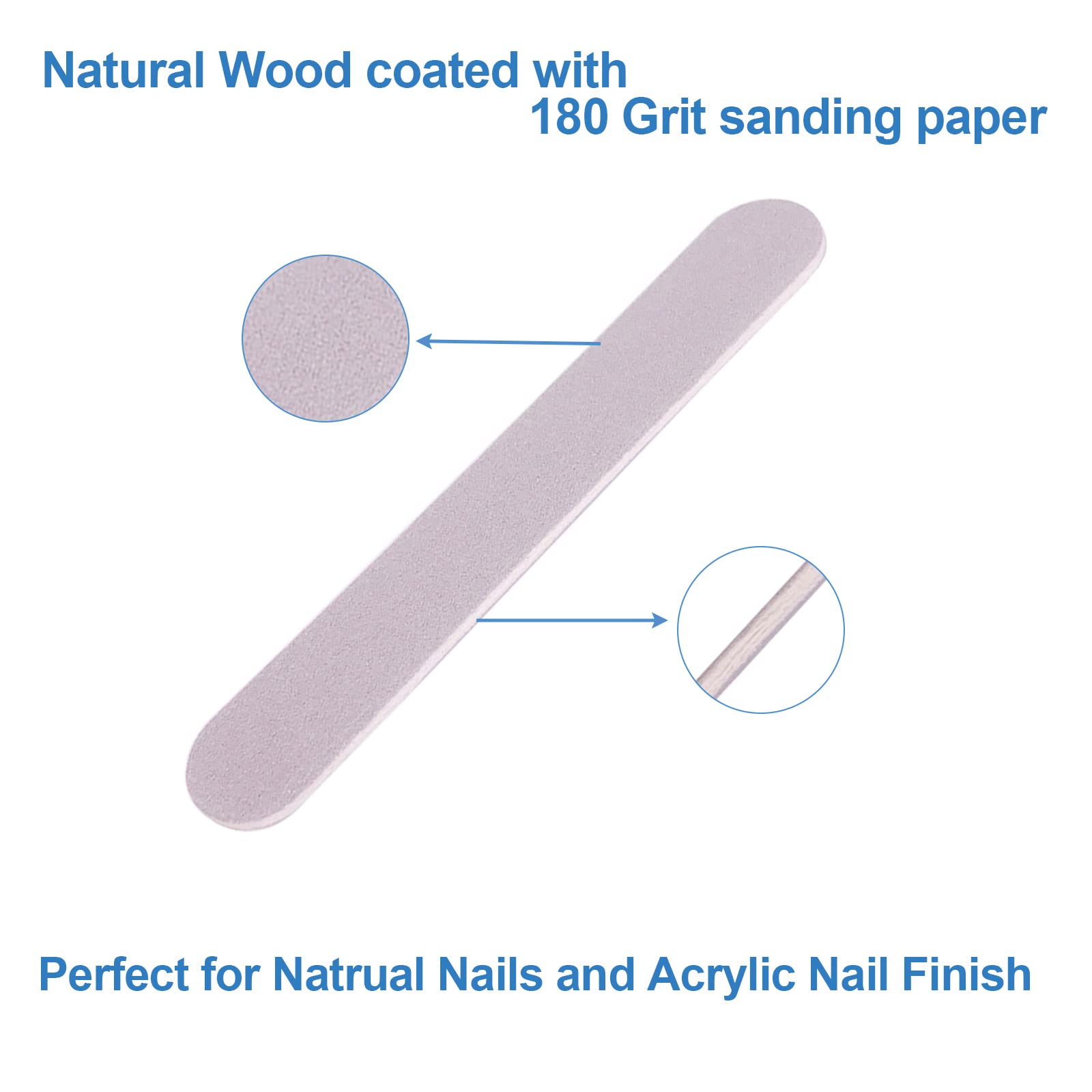 GigaGround pink and blue disposable files add color to your manicure routine.