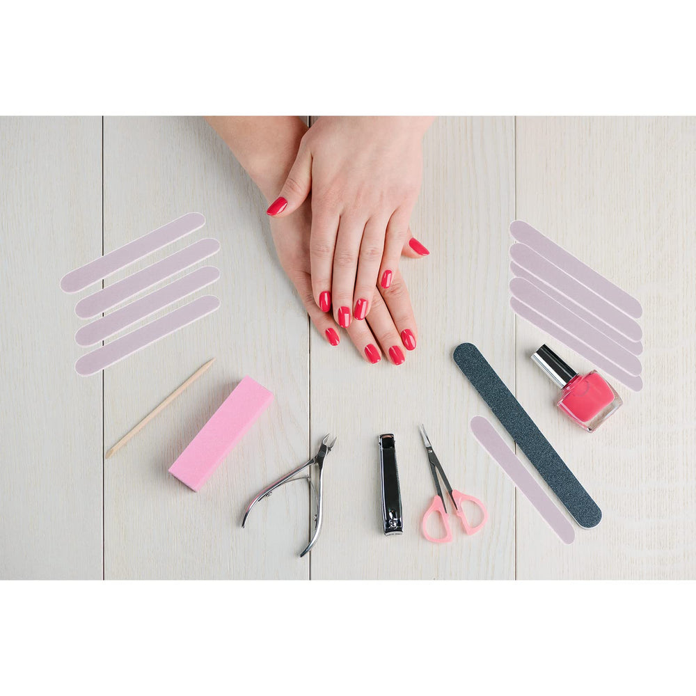 GigaGround round-end nail file design provides comfortable filing on natural nails.