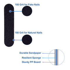 GigaGround round-top nail file design eases trimming and buffing