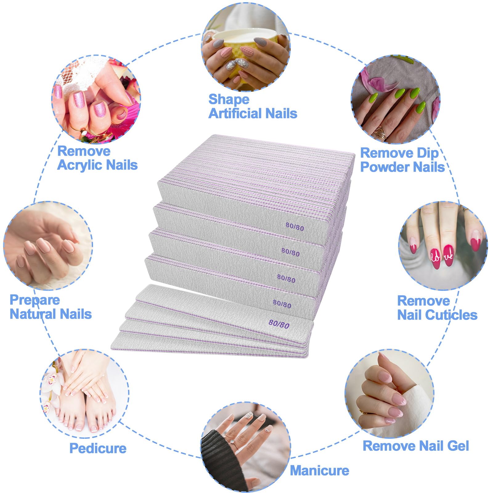GigaGround washable reusable nail files suitable for repeated use.