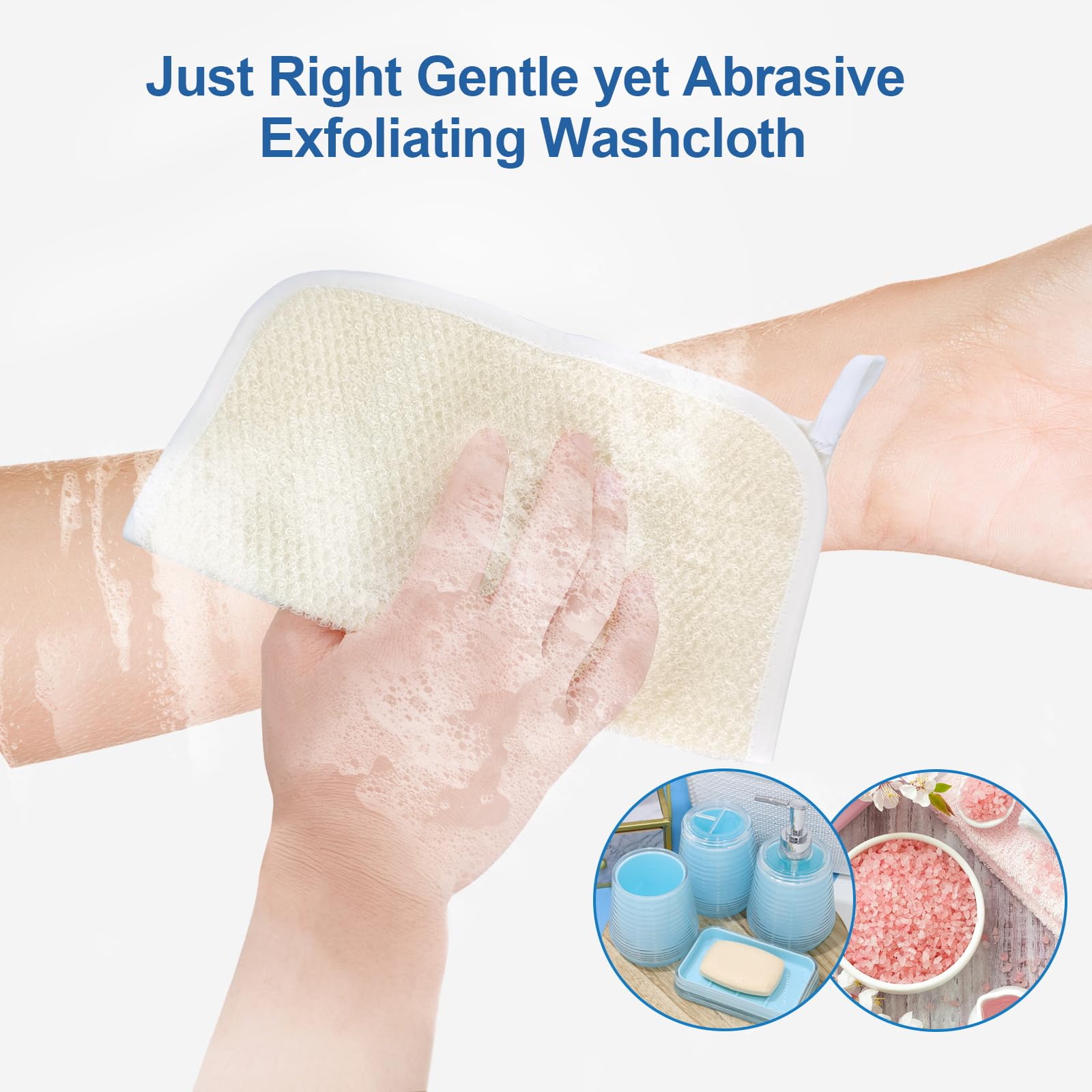 GigaGround washcloth machine washable and quick drying for easy care
