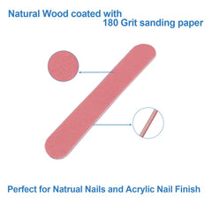 GigaGround 3.35 inch wooden nail file in compact travel size