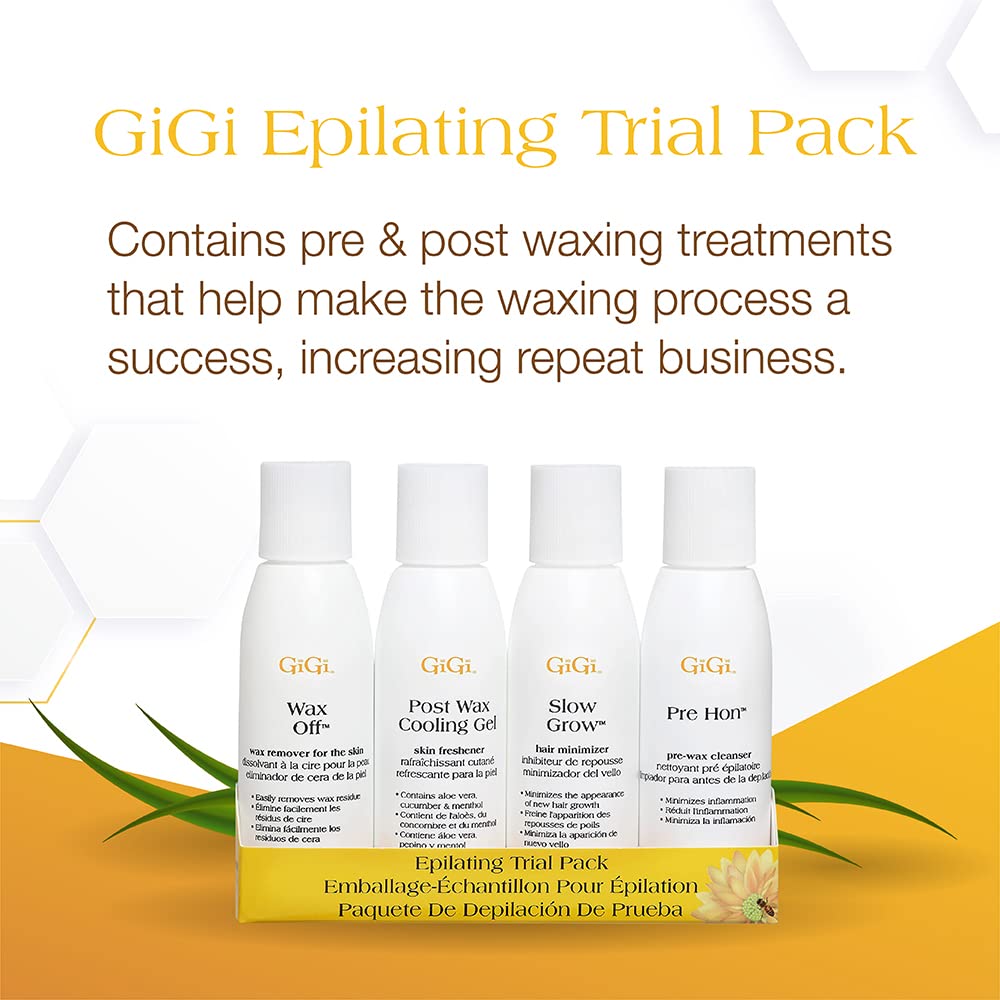 GiGi Pre Hon prep wipe readying skin before waxing