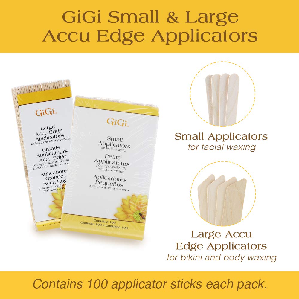 GIGI Accu Edge large wax applicator for quick body waxing.