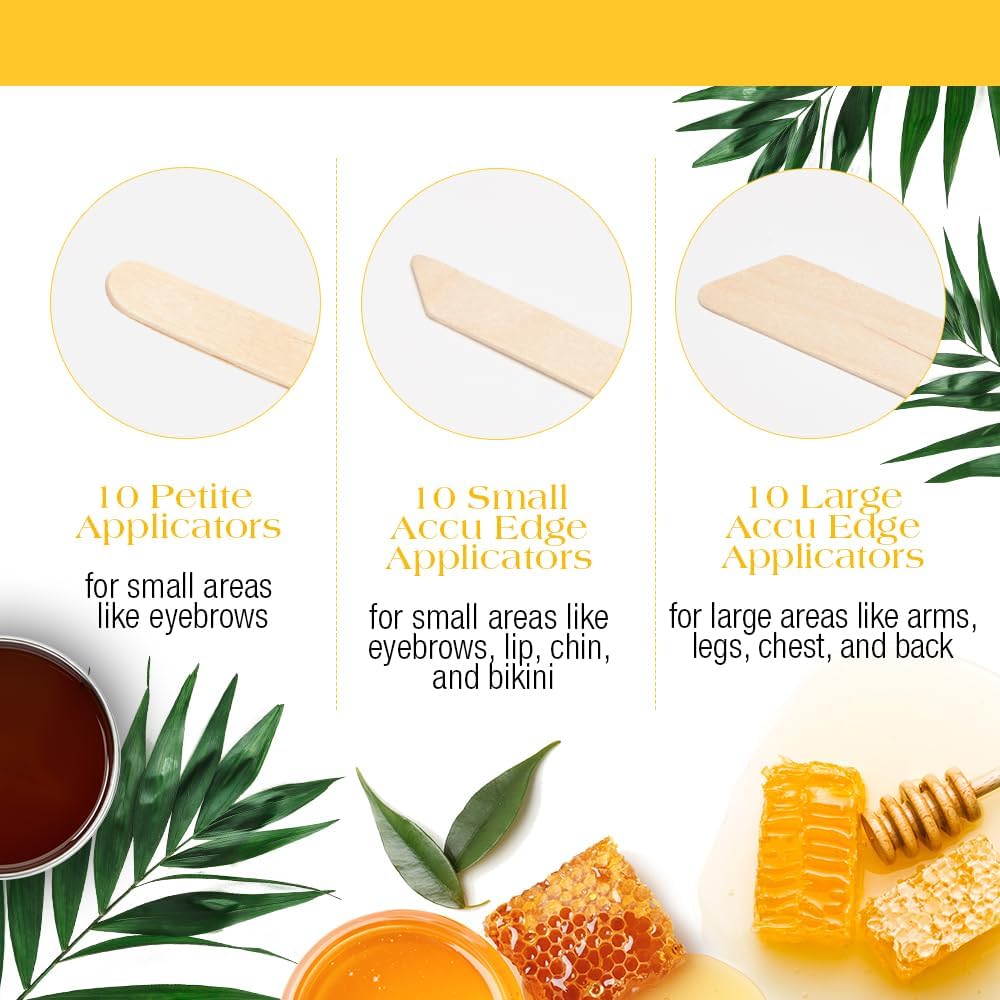 Gigi accu-edge small applicators 10pcs support controlled wax placement