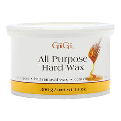 GIGI All Purpose Hard Wax container ideal for full-body waxing and stubborn hairs.