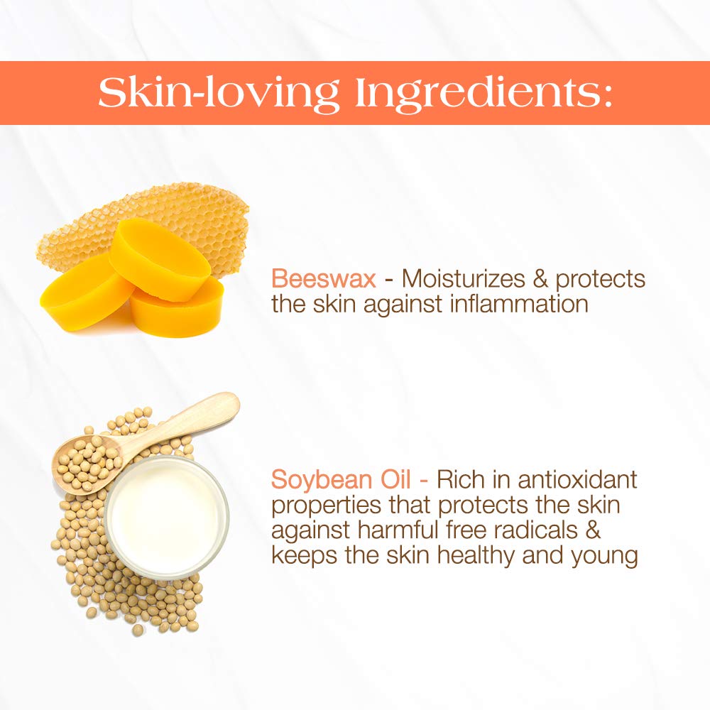 Gigi Brazilian Bikini Wax spreads evenly during application for smooth results.
