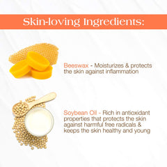 Gigi Brazilian Bikini Wax spreads evenly during application for smooth results.