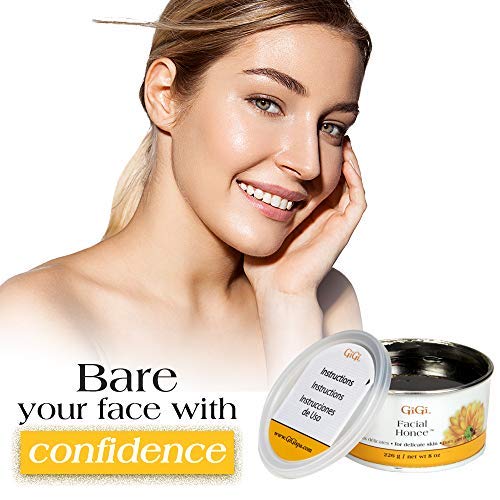 GIGI Facial Honee Wax beads ready for gentle facial hair removal.