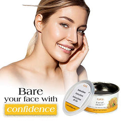 GIGI Facial Honee Wax beads ready for gentle facial hair removal.