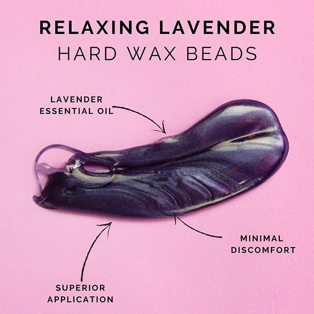 GIGI flexible wax stays pliable without strips across multiple areas.