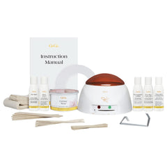GIGI Mini Pro Waxing Kit warmer close-up for salon-grade waxing at home.