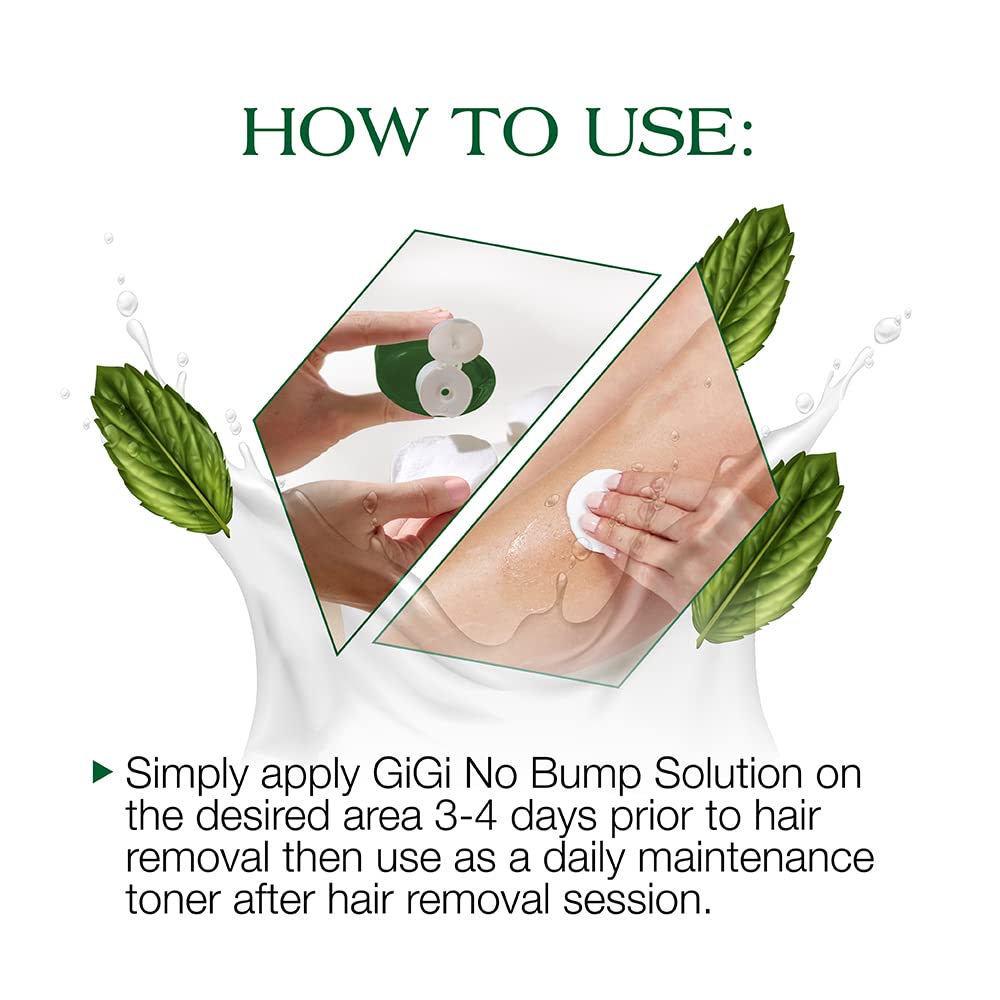 GIGI No Bump brand logo reinforces trusted, cruelty-free skincare identity.